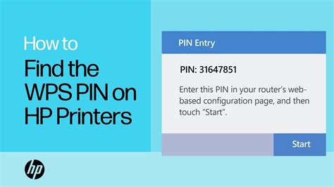 where do i find the wps pin on my printer|hp printer wifi protection setup.